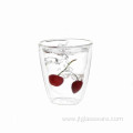 Special Shape Double Wall Glass Coffee Cup